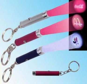 Projection Key Chain And Led Small Torch